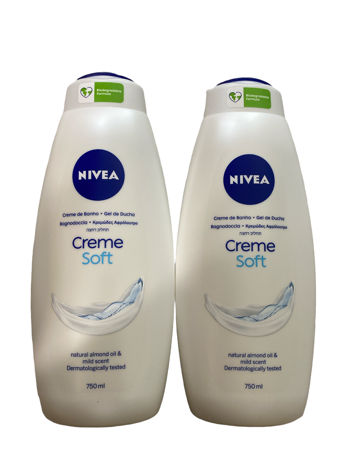 - Creme Soft - With Almond Oil & Mild Scent 750 Ml Pk 2