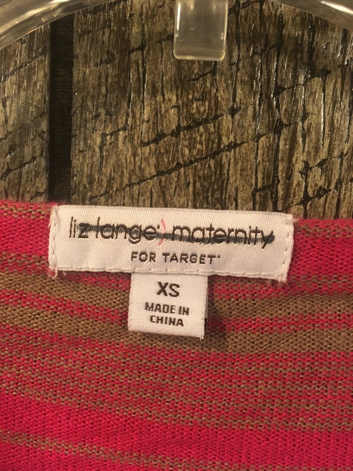 Liz Lange Maternity for Target Fuchsia Tan Long Sweater Dress Women's X-Small XS