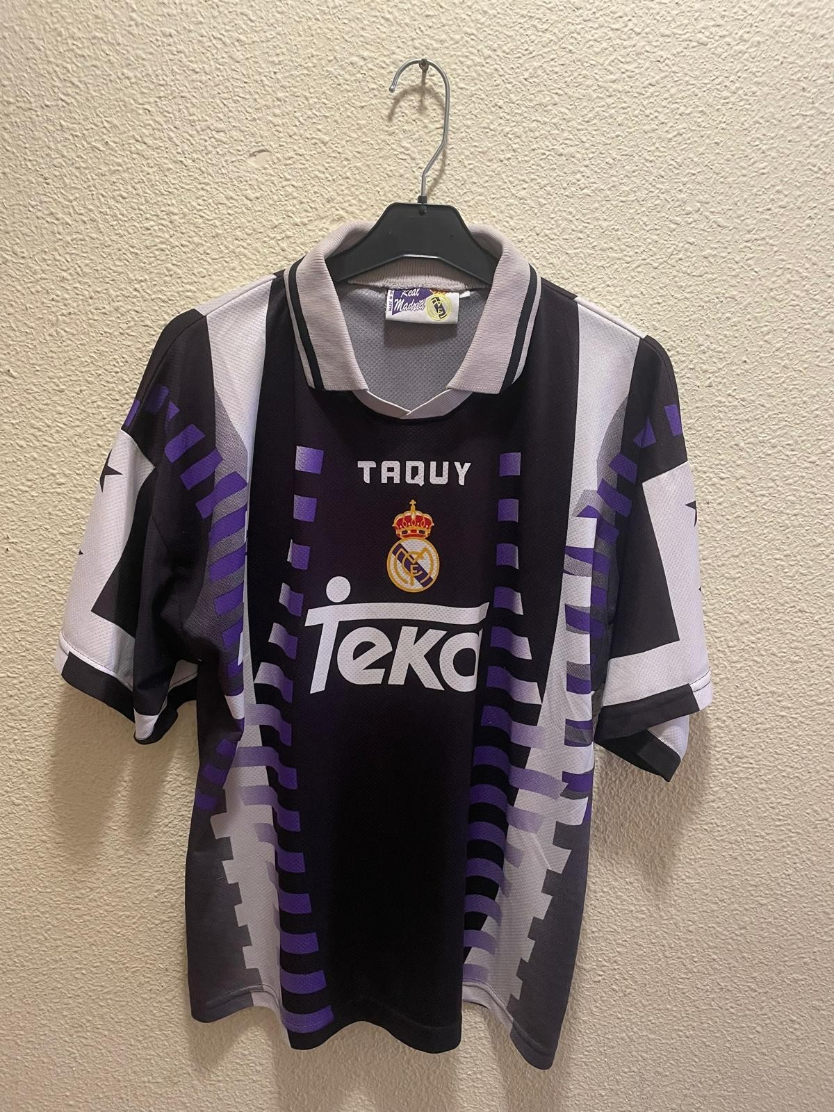 1997/98 REAL MADRID レアル・マドリード KELME ケルメ Official Real Madrid Jersey License Kelme 1997-98 Taquy Size