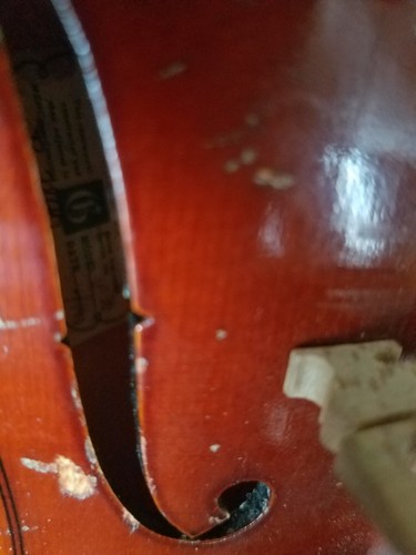 Vintage 1990 Glaesel 3/4 Violin E Copy of Stradivarius w/ CASE & BOW model v130