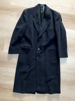 MANI by Georgio Armani Wool Blend Winter Coat Overcoat Made in Italy Size 42R