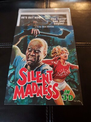 SILENT MADNESS 3D Blu Ray 1984, Vinegar Syndrome Limited Edition w/ Slipcover