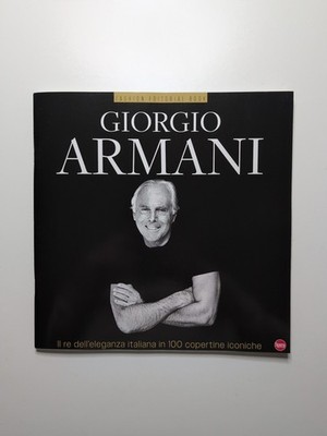 GIORGIO ARMANI FASHION EDITORIAL BOOK NUOVO EDICOLA NOVEMBRE 2025 SPREA 
