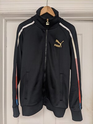 Original Puma track jacket T 7 1968 black size L new with tags 