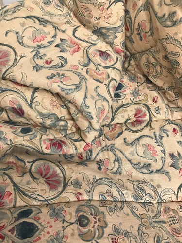 VINTAGE RALPH LAUREN COMFORTER 'Provence' pattern tan Floral KING SIZED