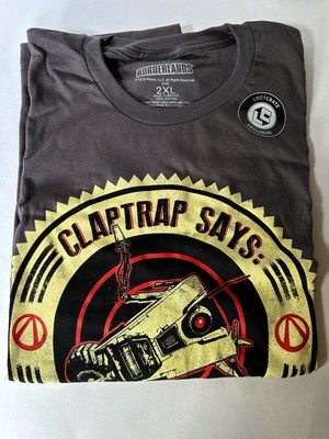 Borderlands Claptrap T-shirt Size 2XL BRAND NEW