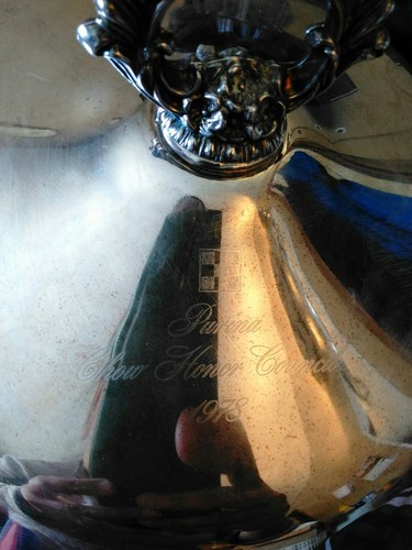Vintage 1978 Purina Chow Honor Council Trophy bowl Silverplate EB Rogers company