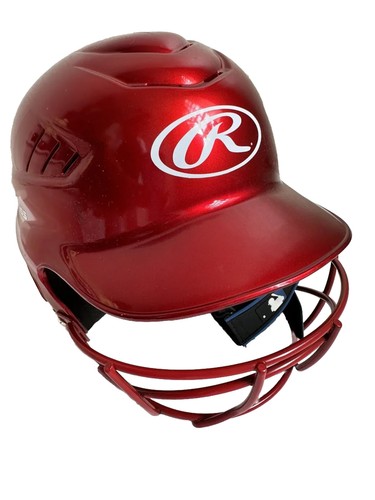 Rawlings Coolflo Face Guard Batting Helmet Adult 6 1/2” - 7 1/2”