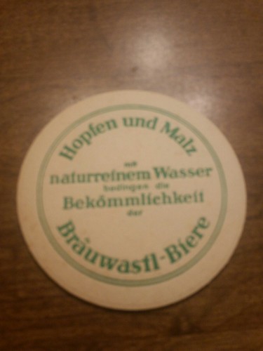 Brauwastl Weilheim Bier Coaster