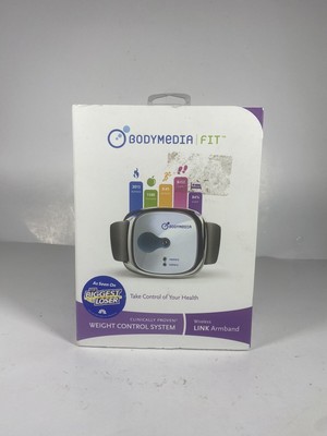 BodyMedia Fit Link Armband Bluetooth Fitness Tracker Weight Control