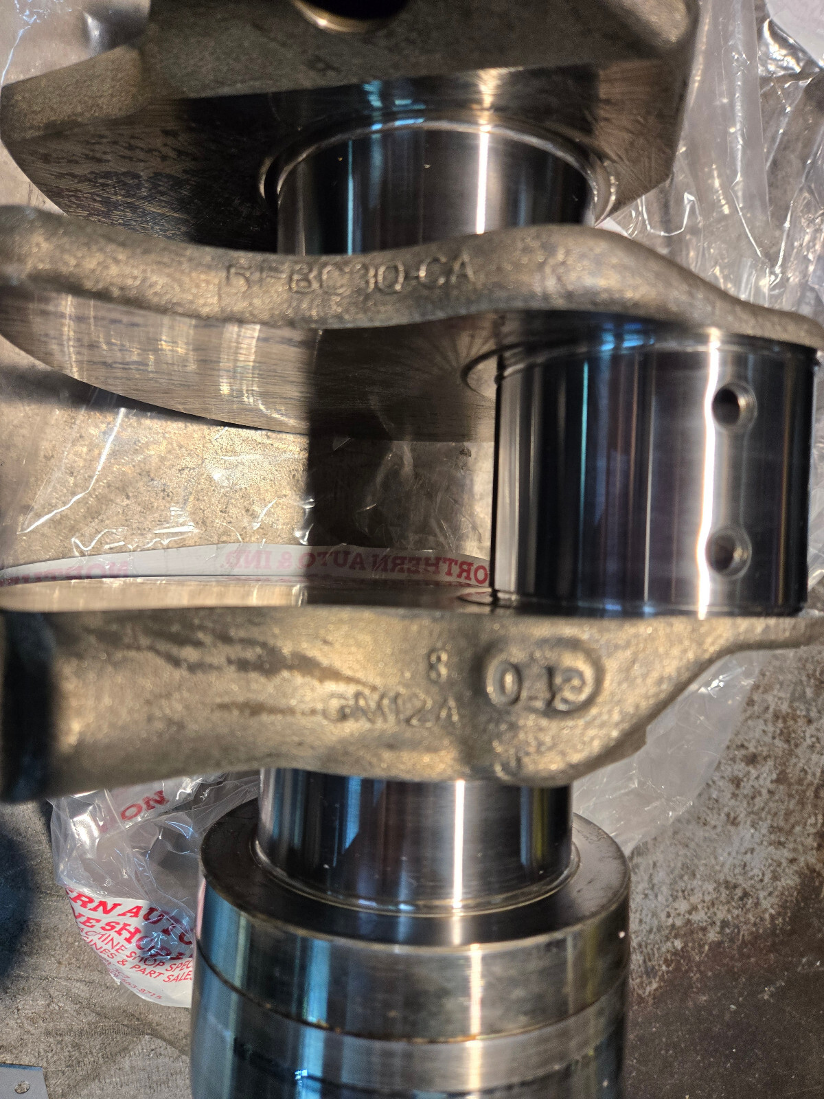 2011-2015 Ford 6.7 Powerstroke Diesel Crankshaft SONOFLUXED POLISHED STANDARD - Picture 7 of 12