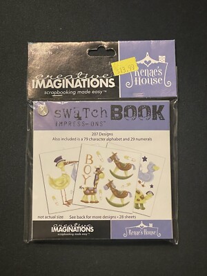 Creative Imaginations Impress-Ons Run-Ons Renae s House Baby Boy Scrapbook