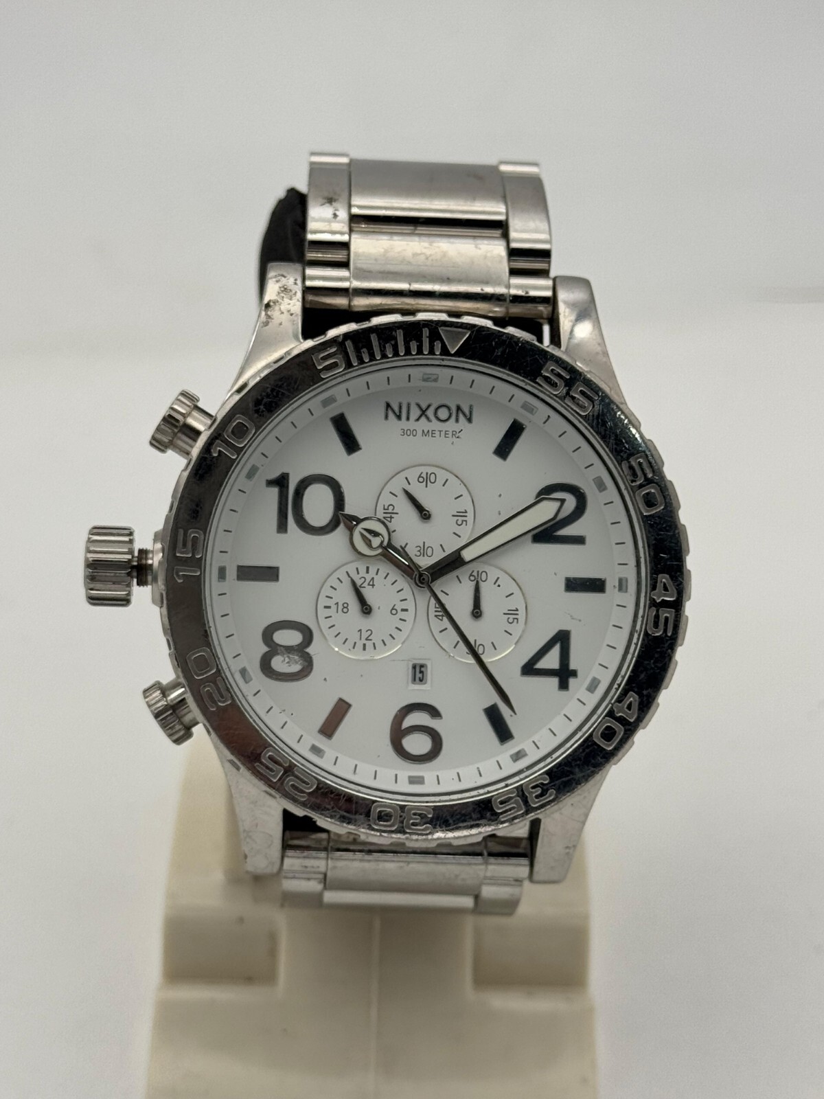 Nixon 51-30 Chrono Men's Wristwatch - White 882902671133| eBay