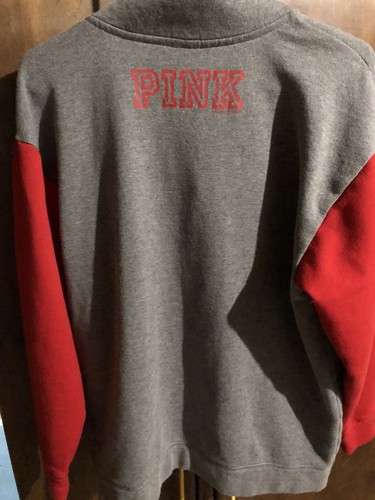 Victoria Secret Pink Sweat Shirts Nebraska Huskers Half Zip