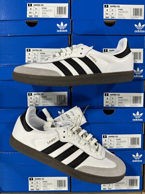 Adidas Samba OG - B75806 - White/Black - BRAND NEW Size: 5-11 US
