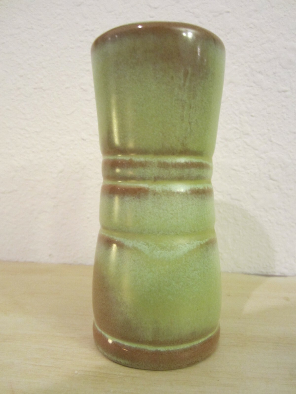 Frankoma SALT Shaker PRAIRIE GREEN w/Handle 26H