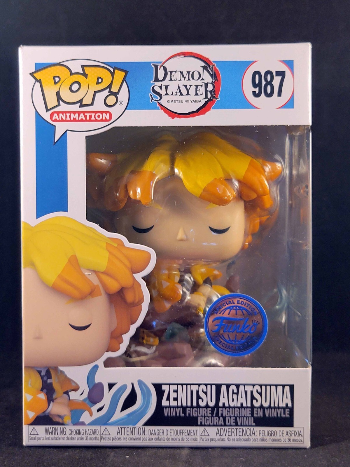 katsuobushi Funko Pop Animation 987 Demon Slayer Zenitsu Agatsuma