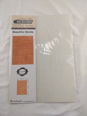 Craftwell Universal Embossing Folder Teresa Collins 8.5''x 12'' eBosser Cut'n'Boss