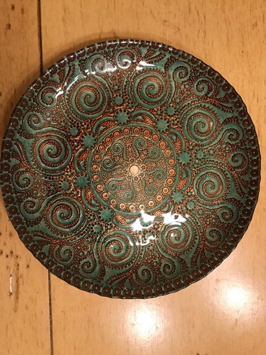 Decorative Small Plate And Bowl From Turkey