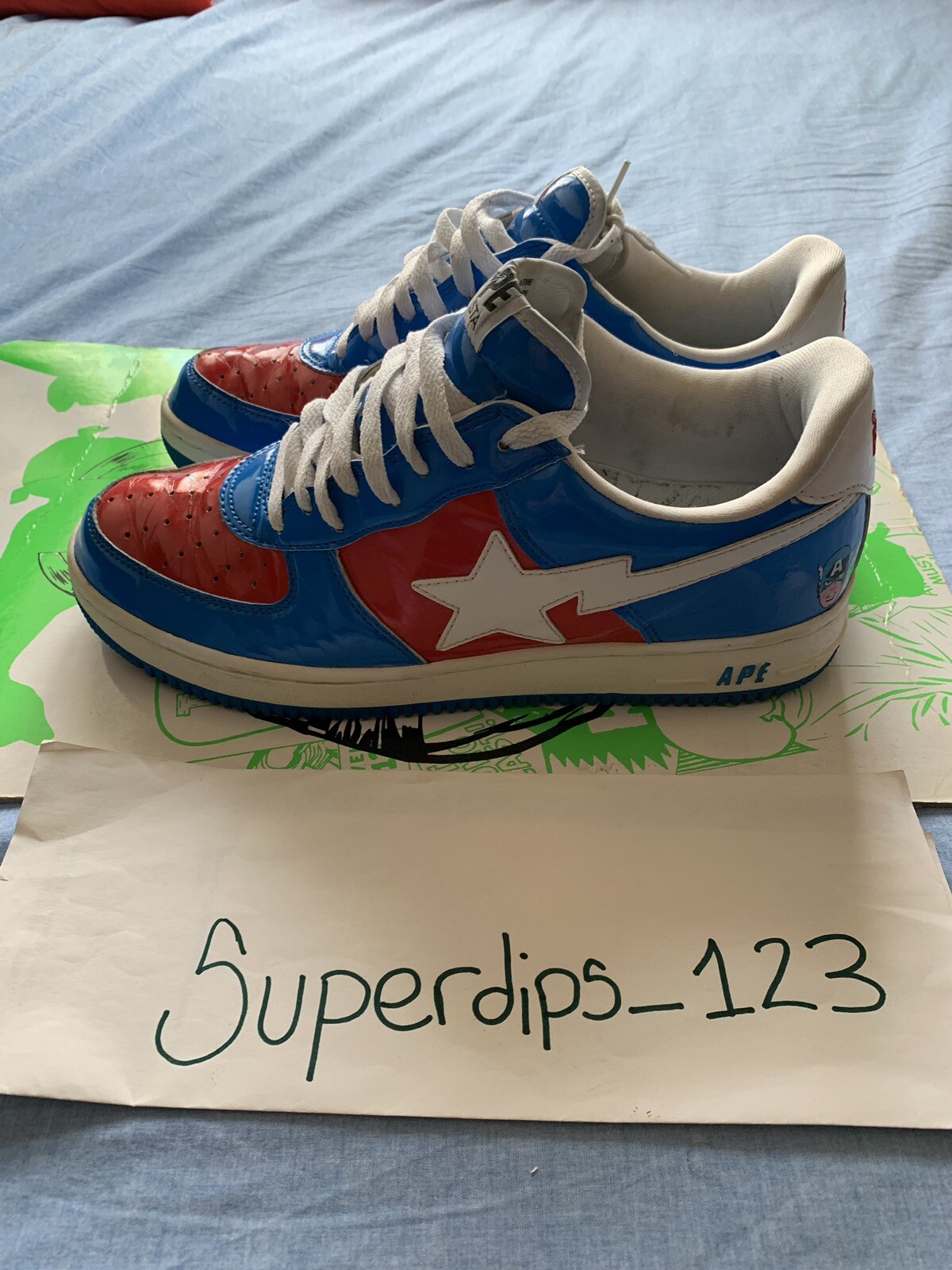 bape trainers size 6