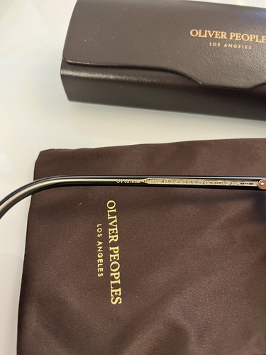 Pre-owned Oliver Peoples Fairmont 49mm Sun In Black/persimmon Msrp$546 Mcconaughey's Fav In Orange