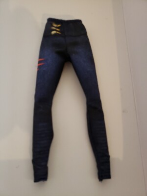 DENIM LOOK PANTS for  BARBIE DOLL, LONG STRETCHY, WILL FIT TALL BARBIE
