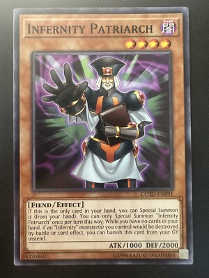Yugioh! Infernity Patriarch - COTD-EN091 - Common - Unlimited Edition