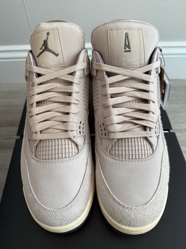 Pre-owned Jordan A Ma Maniere Air  4 Fz4810-200 Fossil Stone Pewter Crush Sz 13.5 W / 12 M In Pink