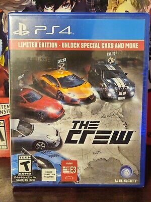 The Crew (Sony PlayStation 4, 2014) Limited Edition Brand New SEALED