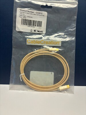 Cable Creation CC0012 USB type C Plug to USB 2.0 Micro USB Type B Plug