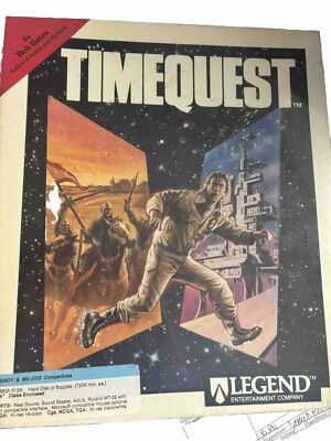 TimeQuest -MS DOS -Tandy 5.25 -Legend Entertainment -1991-NEW&SEALED