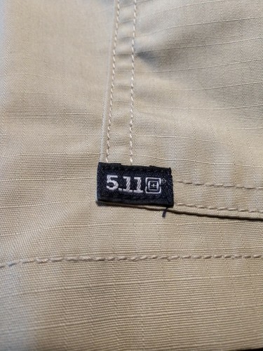511 5.11 Mens Tactical Series Tan Shorts Casual Cargo Utility Khaki Men’s Sz 34