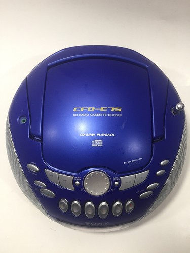 VTG Sony CFD-E75 CD Player AM/FM Radio Cassette Corder Tape Recorder Boom Box