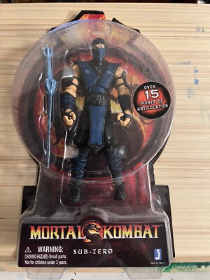 Mortal Kombat Klassic Sub Zero Jazwares Action Figure 3.75'' Brand New Unopened