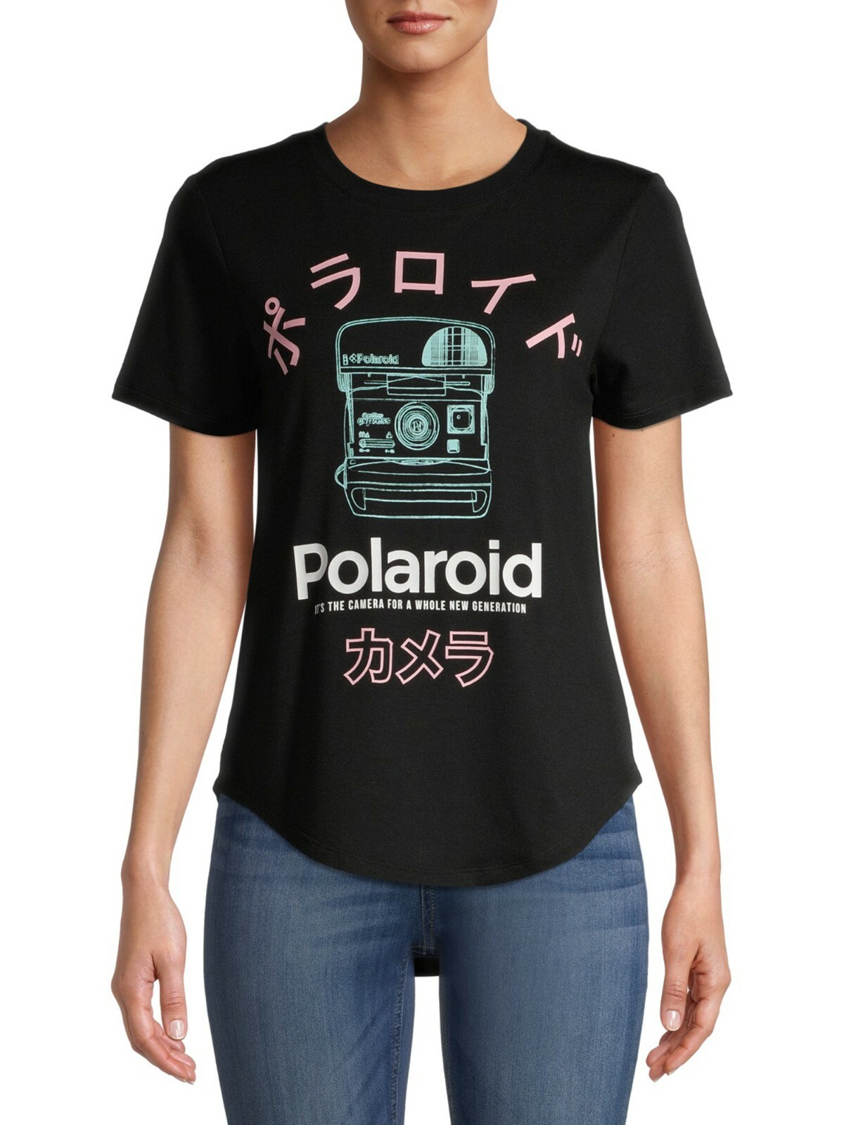 Polaroid T-Shirt NWT Licensed Graphic Tees Juniors XS Extra 