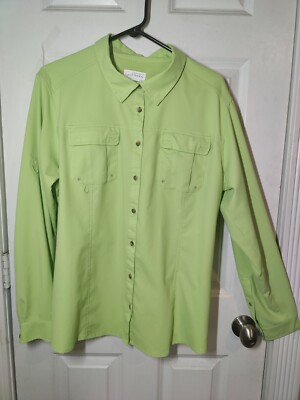 Gander Mountain Guide Series Men's Green Vented LS Fishing Shirt XXL