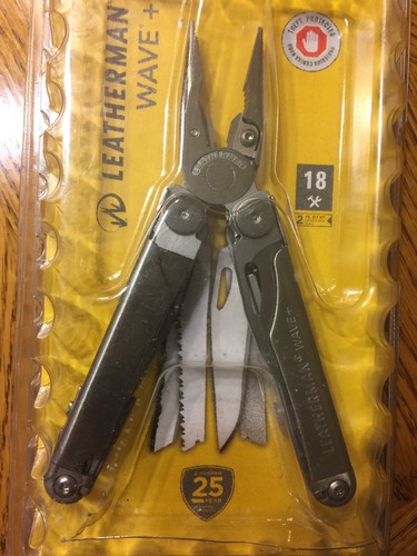 Leatherman 832563 Wave PLUS! 18 MultiTool Black Nylon Sheath