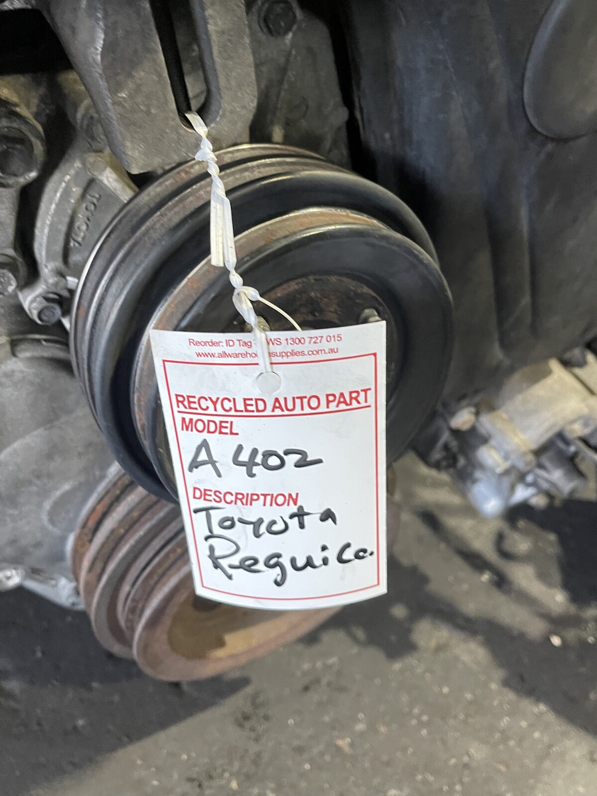 KCH40 TOYOTA REGIUS DIESEL AUTO 1KAZ TURBO ENGINE - thumbnail 2