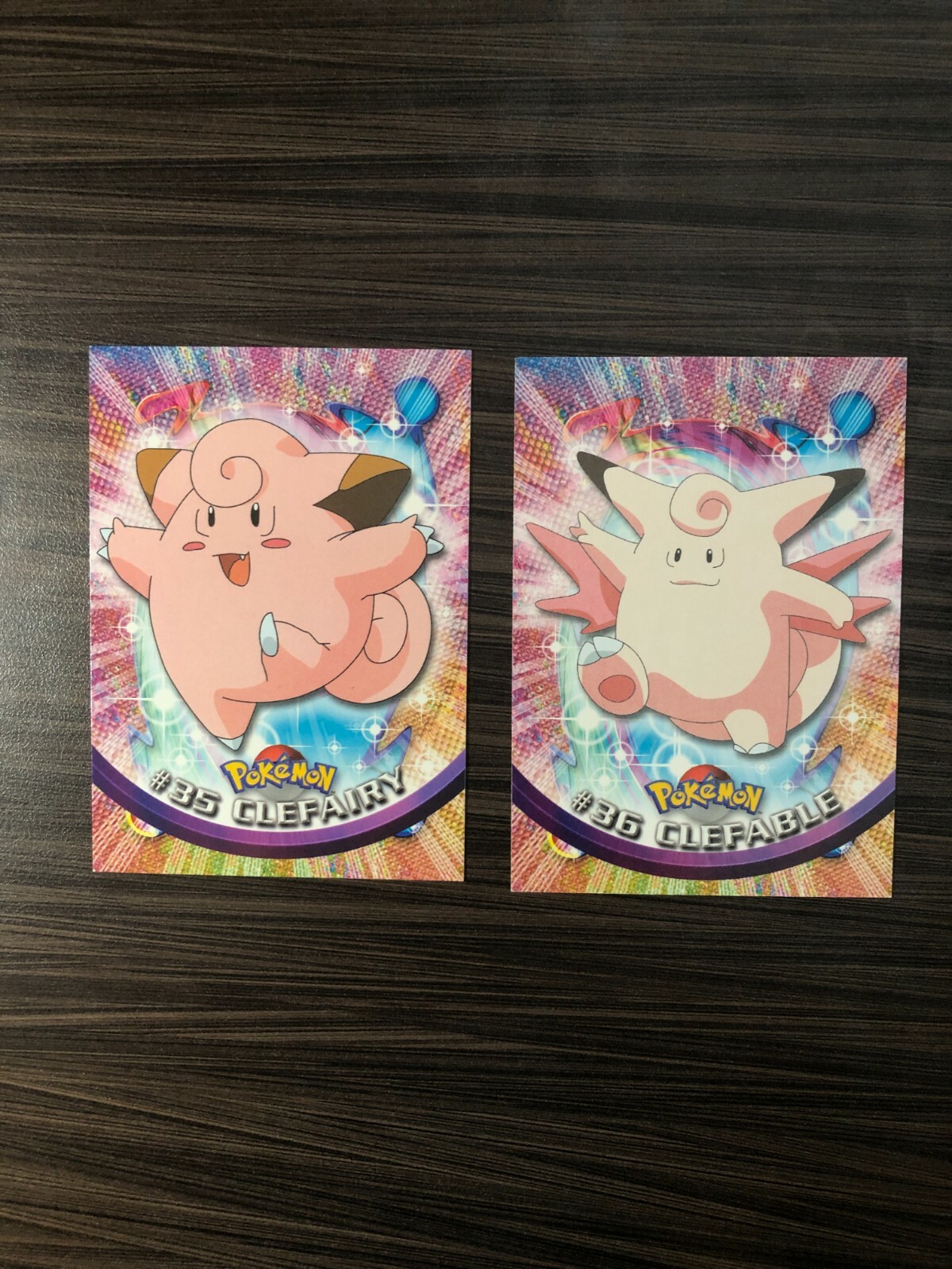 x2 Evolution Line Clefairy Clefable ALL BLACK LOGOS Pokemon