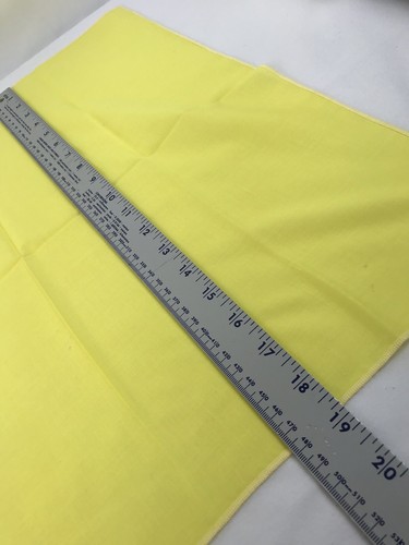 VTG Bright Yellow Cloth Napkins Set of 4