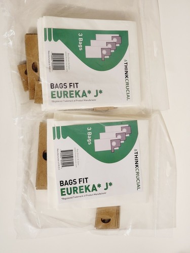 Eureka J Bags Compatible W/ Part 61515c-6 (6 Bags)