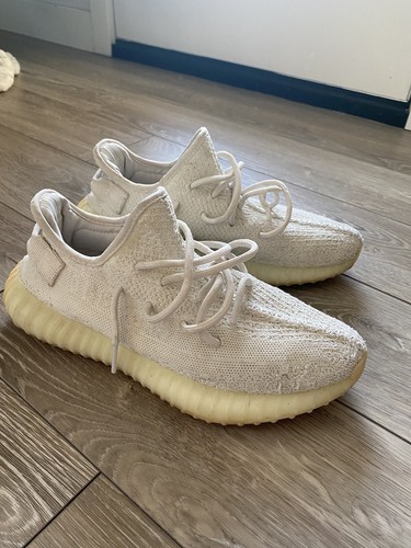 white and cream yeezys