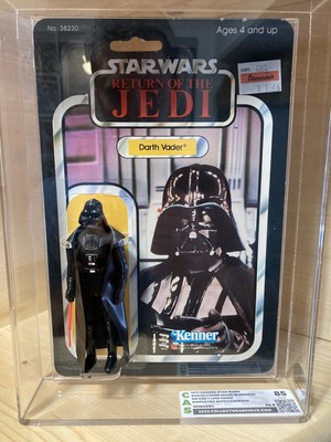 Vintage Kenner Star Wars CAS 85 Loose Darth Vader With Cardback Made In Mexico
