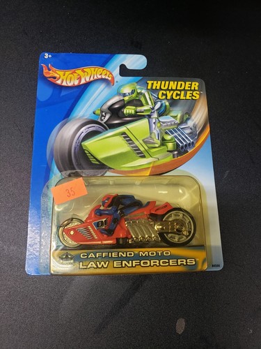 Thunder Cycles Hw Cyborg Caffiend Moto B4544 New On Card 2003!!!!