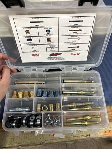 S.U. R&R TR555 Deluxe Transmission Oil Cooler Line Repair Portable Plano Box Kit