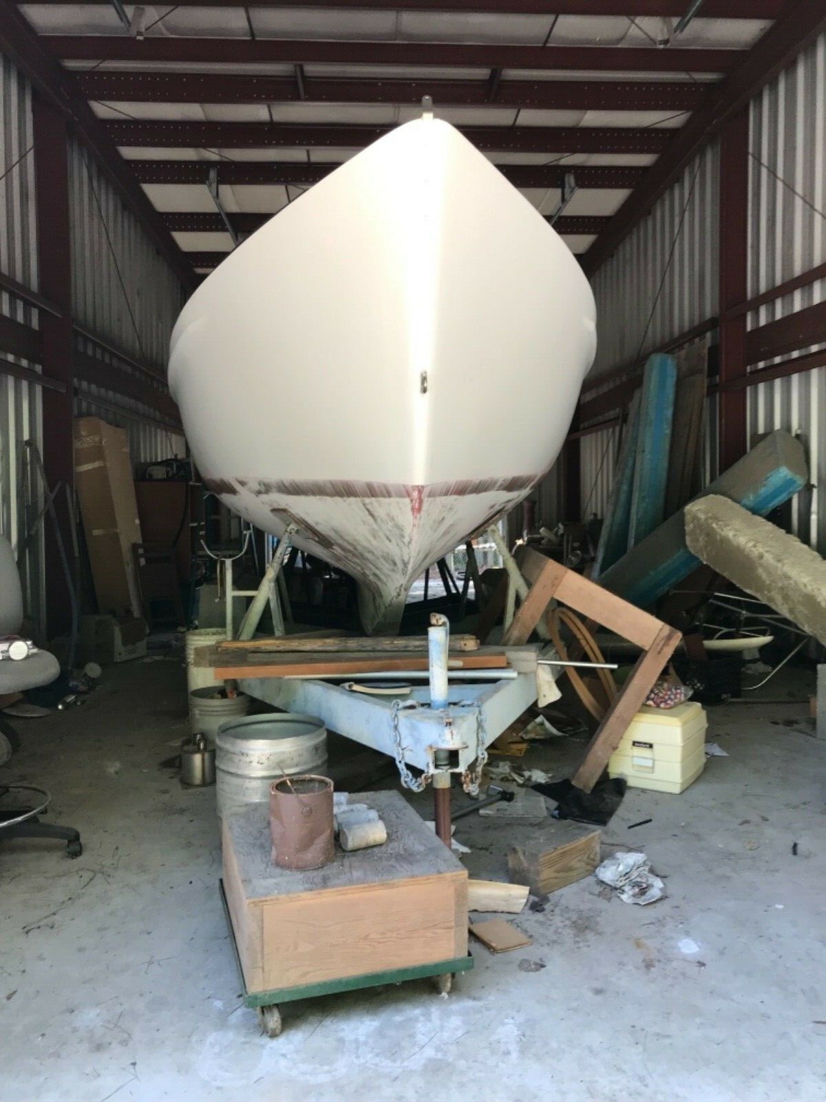 24 ft Eastward Ho sailboat 1978 Trailer never splashed Project Sabb Diesel
