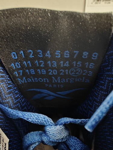 Pre-owned Reebok Maison Margiela Pump Tz Twilight Zone Deadstock White Blue Aged Fz5735