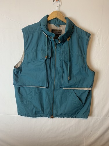 ファッションなデザイン Fishing XL Men's Bauer Eddie Vintage Outdoor Vest Camping ウェア