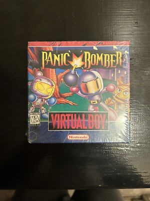 Panic Bomber (Nintendo Virtual Boy, 1995) Sealed Unopened