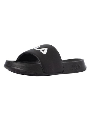 

Мужские шлепанцы с логотипом Fila, черные, Черный, 4SS10007-001